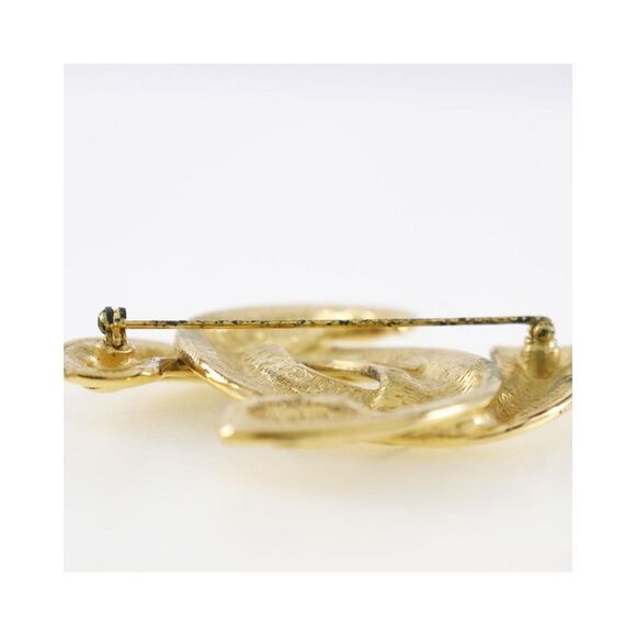 Pre Loved Chanel Matelasse Women Gold Brooches - Picture 3 of 8